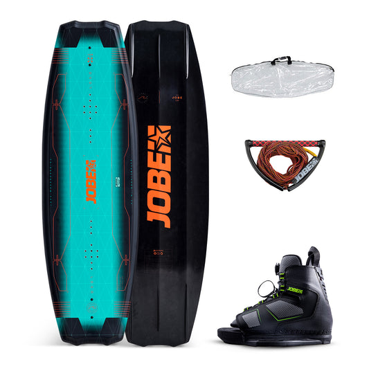 Jobe Logo Wakeboard 138 & Unit Bindings Package ロゴ ウェイクボード & ユニット ビンディング パッケージ 278824008