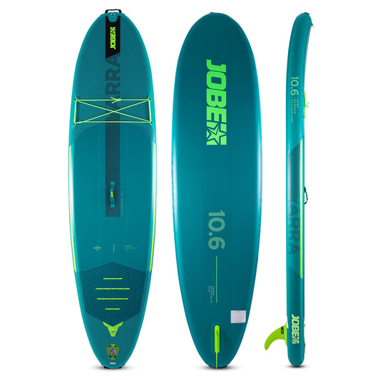 Jobe Aero Yarra SUP Board 10.6 Package Teal with Fiberglass paddle Lime エアロ ヤラ SUPボード パッケージ ティール 486423023