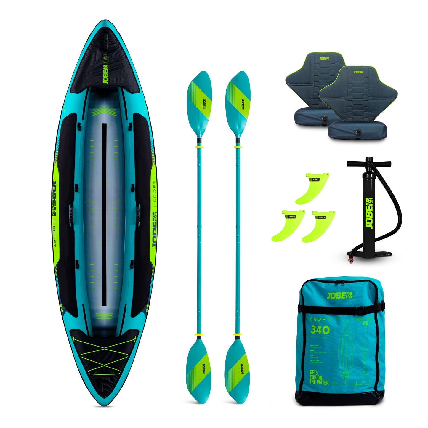 Jobe Croft 340 Inflatable Kayak クロフト 340 インフレータブル カヤック 600024001